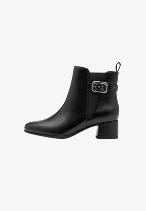 Marco Tozzi Kauboi/mootorratturi poolsaapad - black