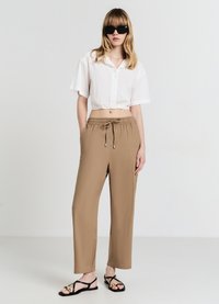 Calliope RILIEVO - Camicia - bianco lana