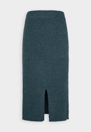 Pieces, PCJOSE MIDI SLIT SKIRT - Пола тип молив - reflecting pond