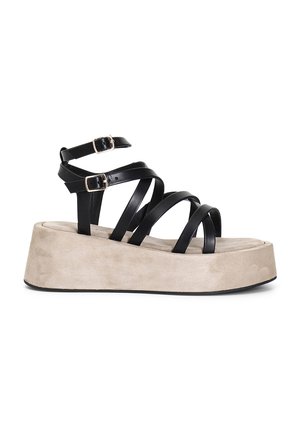 Wedge sandals - black