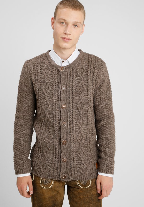 FERDINAND - Strickjacke - hellbraun