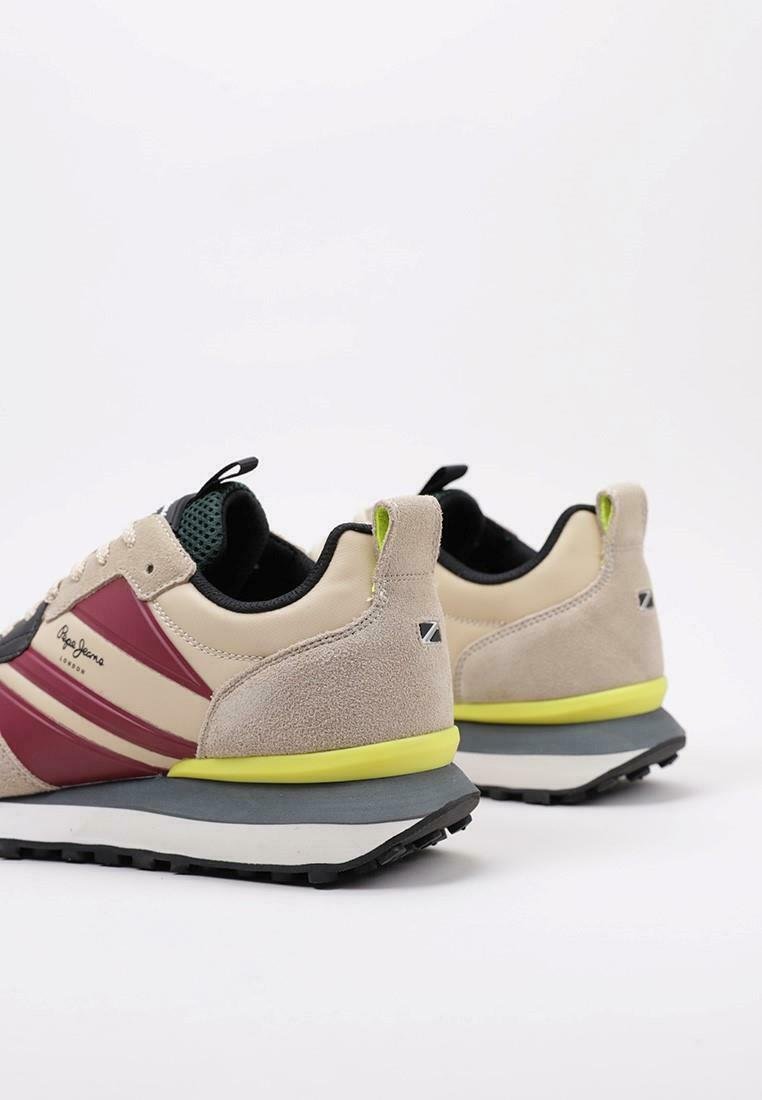 Scarpa Sneaker Pepe Jeans Foster Connect In Pelle Grigia, Uomo, Taglia 40, Stile Invernale