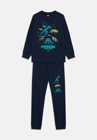 Friboo DINOSAUR TRACKSUIT SET - Trainingspak - dark blue