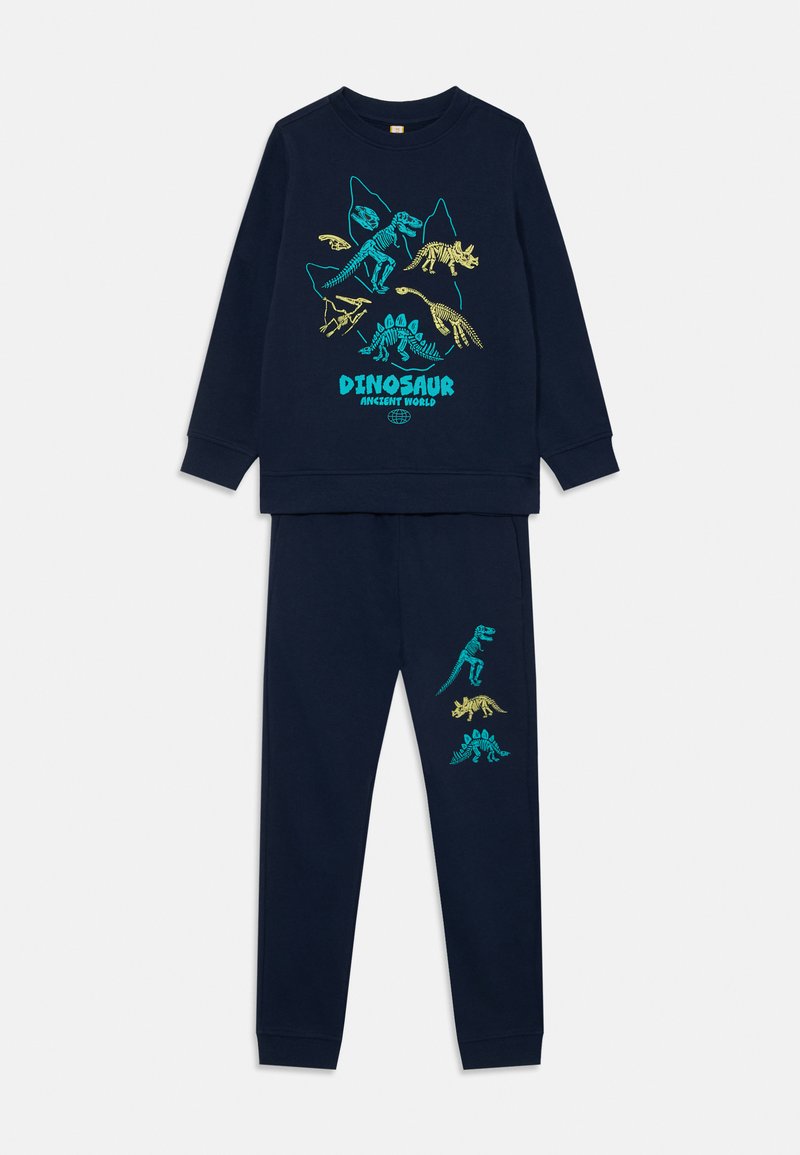 Friboo DINOSAUR TRACKSUIT SET - Tepláková súprava - dark blue
