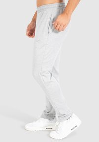 Smilodox JOGGING - DAVID - Trainingsbroek - grau melange