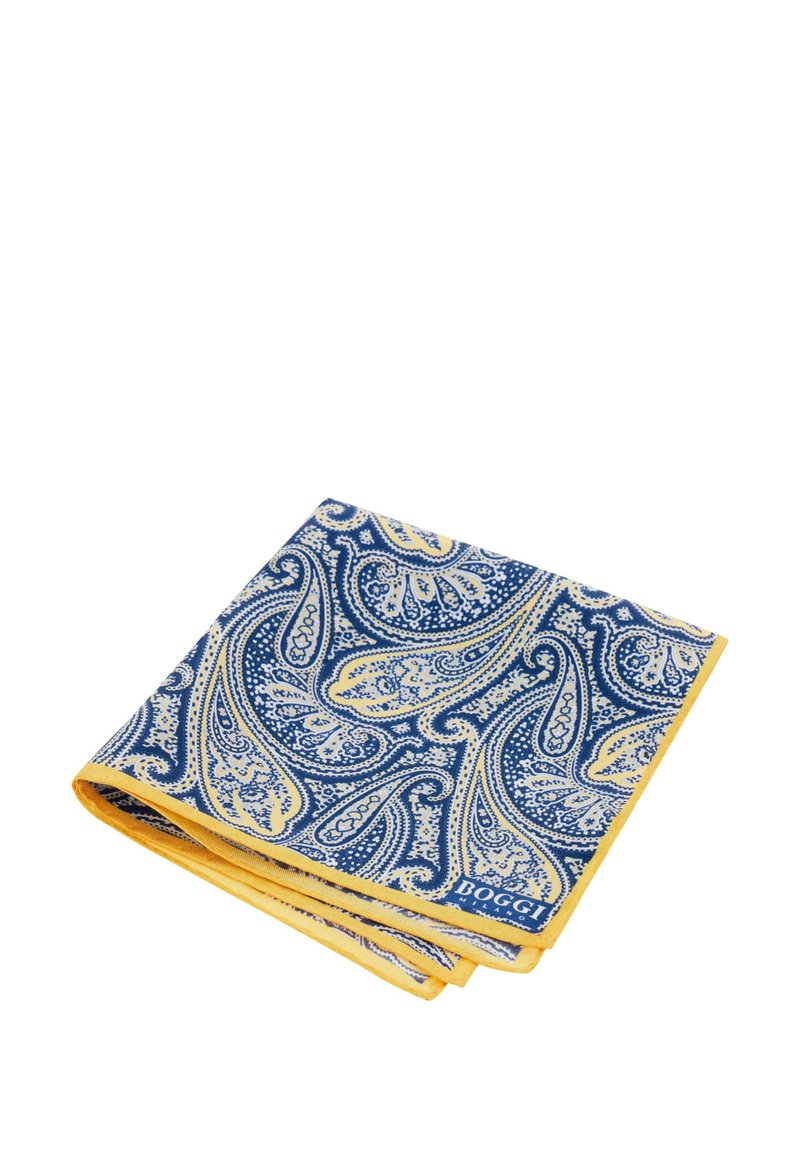Boggi Milano PATTERNED - Ozdobná vreckovka - yellow