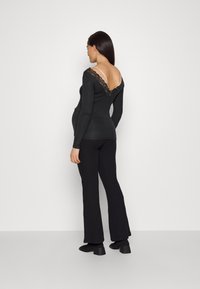 MAMALICIOUS Topper langermet - black