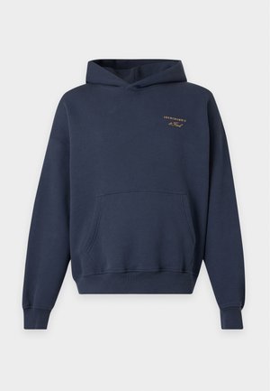 Abercrombie & Fitch, SCRIPT TREND LOGO - Φούτερ με κουκούλα - blue