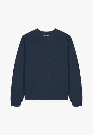 Mira Paris, BE KIND BACK EMBROIDERY UNISEX OVERSIZE - Sweatshirt - dark blue
