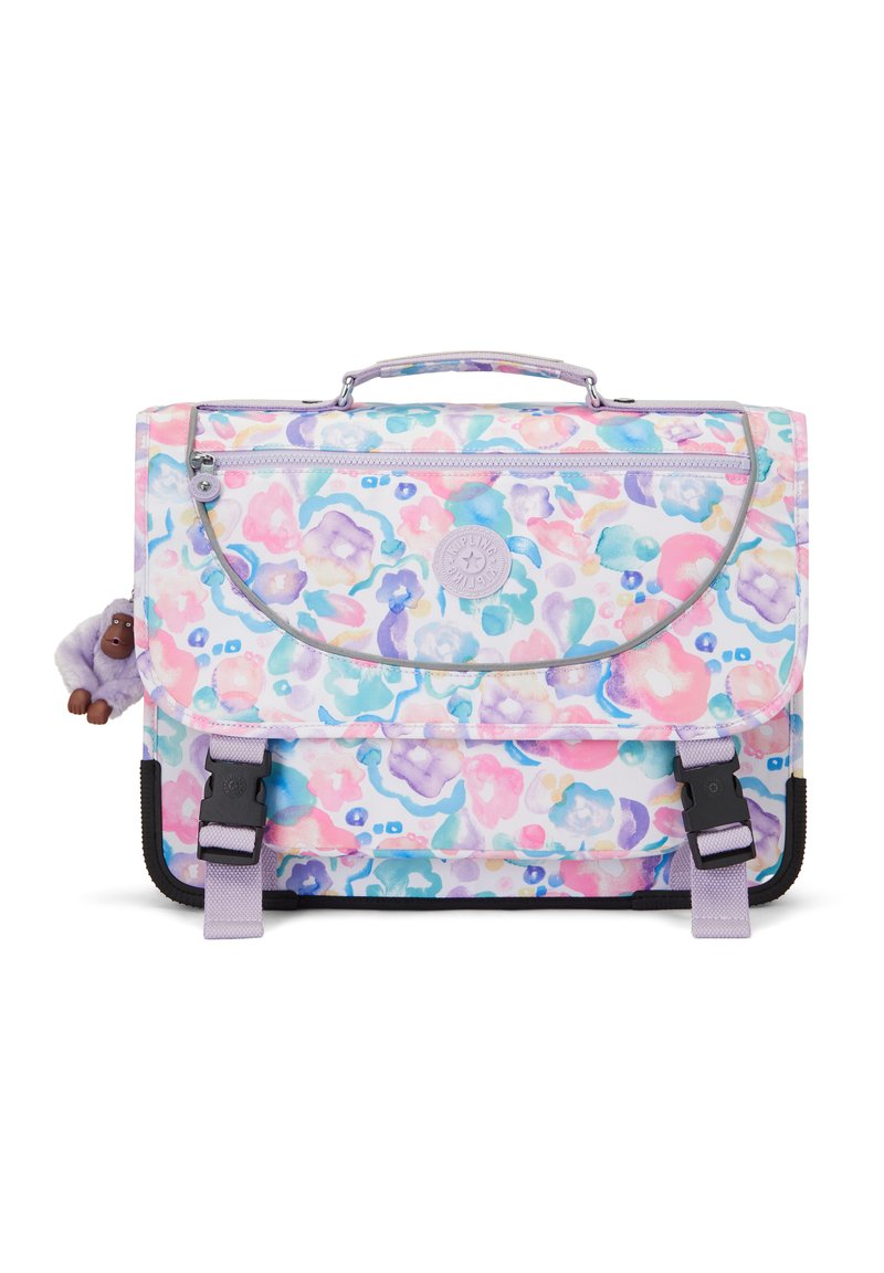 Kipling PREPPY BTS PRT AC - Skolväska - aqua flowers
