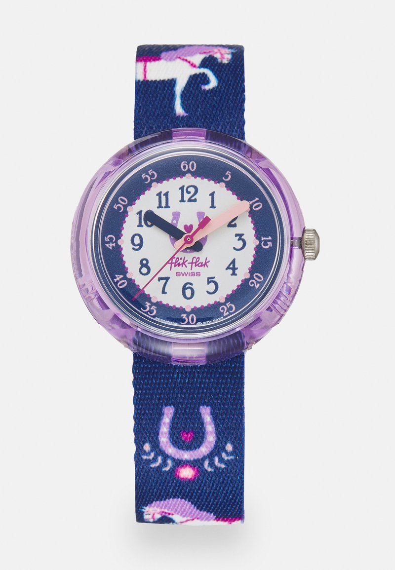 Flik Flak Orologio Da Bambino Unisex FBNP157 – Cinturino In Tessuto Con Squali, Cassa 31 Mm, 3 Bar