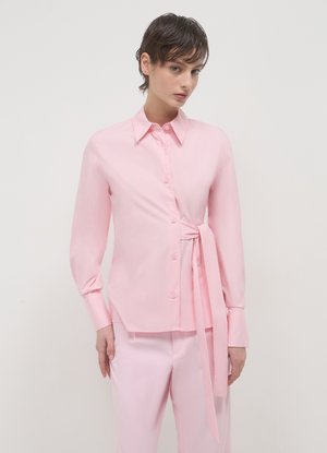 FIOCCO IN VITA - Button-down blouse - rosa medio