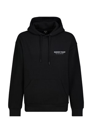 MIT BACKPRINT  - Kapuzenpullover - black