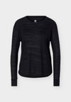 ACTIVE LIGTHWEIGHT LONG SLEEVE WITH THUMBHOLES - Maglietta a manica lunga - black
