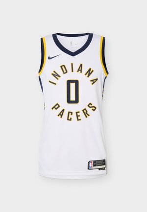 Nike Performance, INDIANA PACERS SWINGMAN ASC 22 TYRE HALIBURTON - Ρούχα για κλαμπ - white