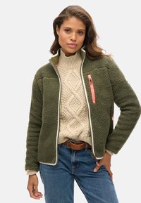 Superdry & Co FULL ZIP - Giacca in pile - grün