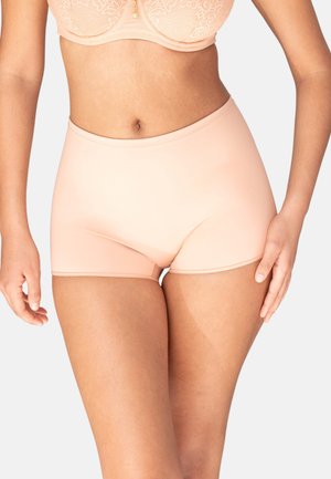 HIGH-WAIST - Pants - cappuccino