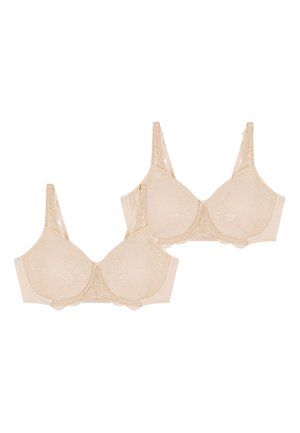 2-PACK - Bügel BH - beige