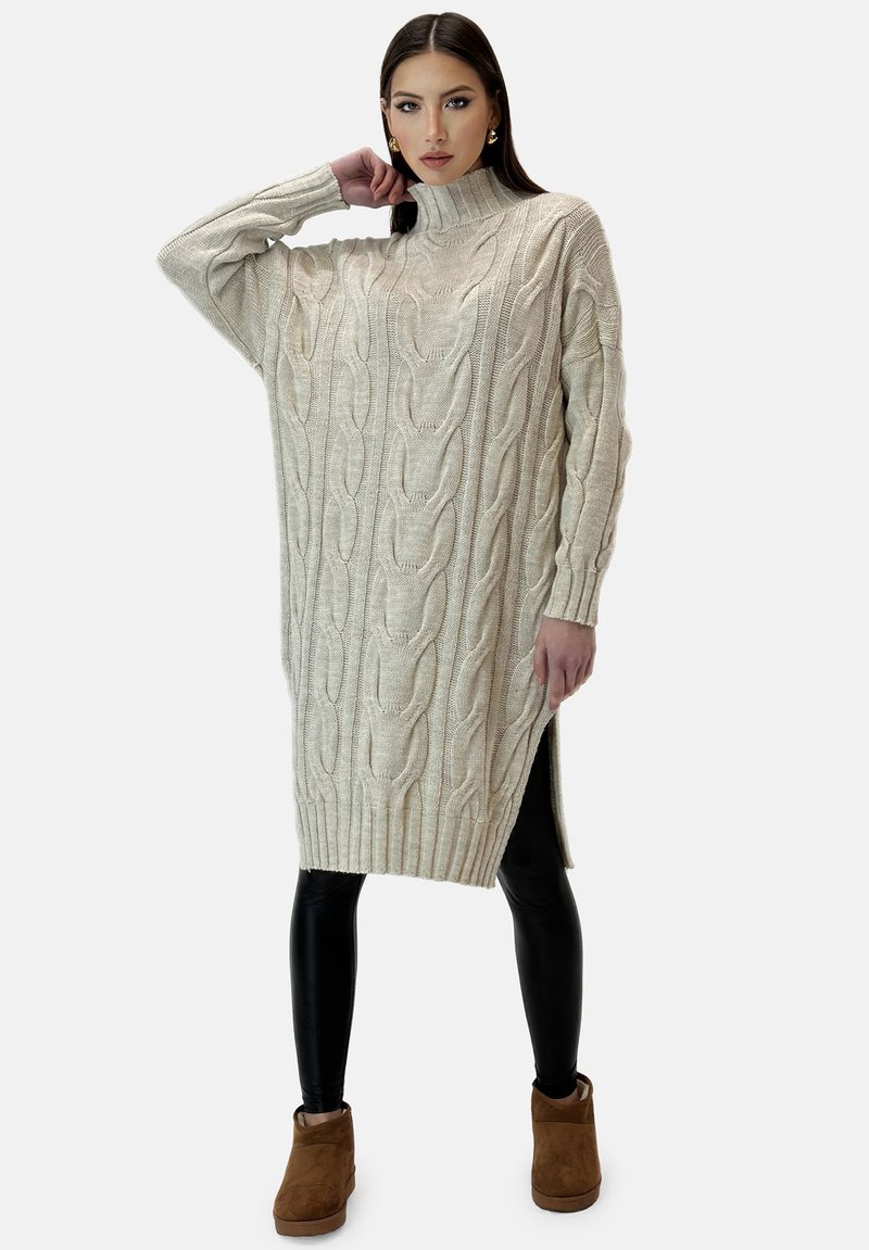 Elara Abito in maglia - beige