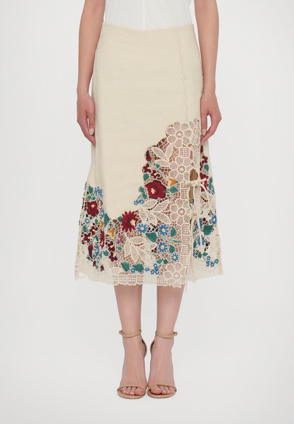 KATHARINE TIE SKIRT - A-Linien-Rock