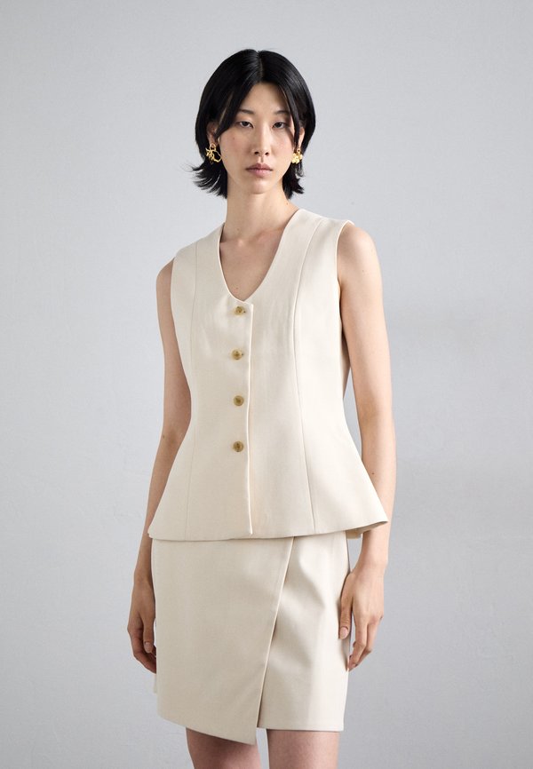 MERLIN - Waistcoat - pearl