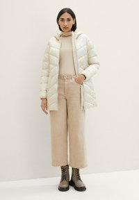 TOM TAILOR Vinterfrakke - cold beige