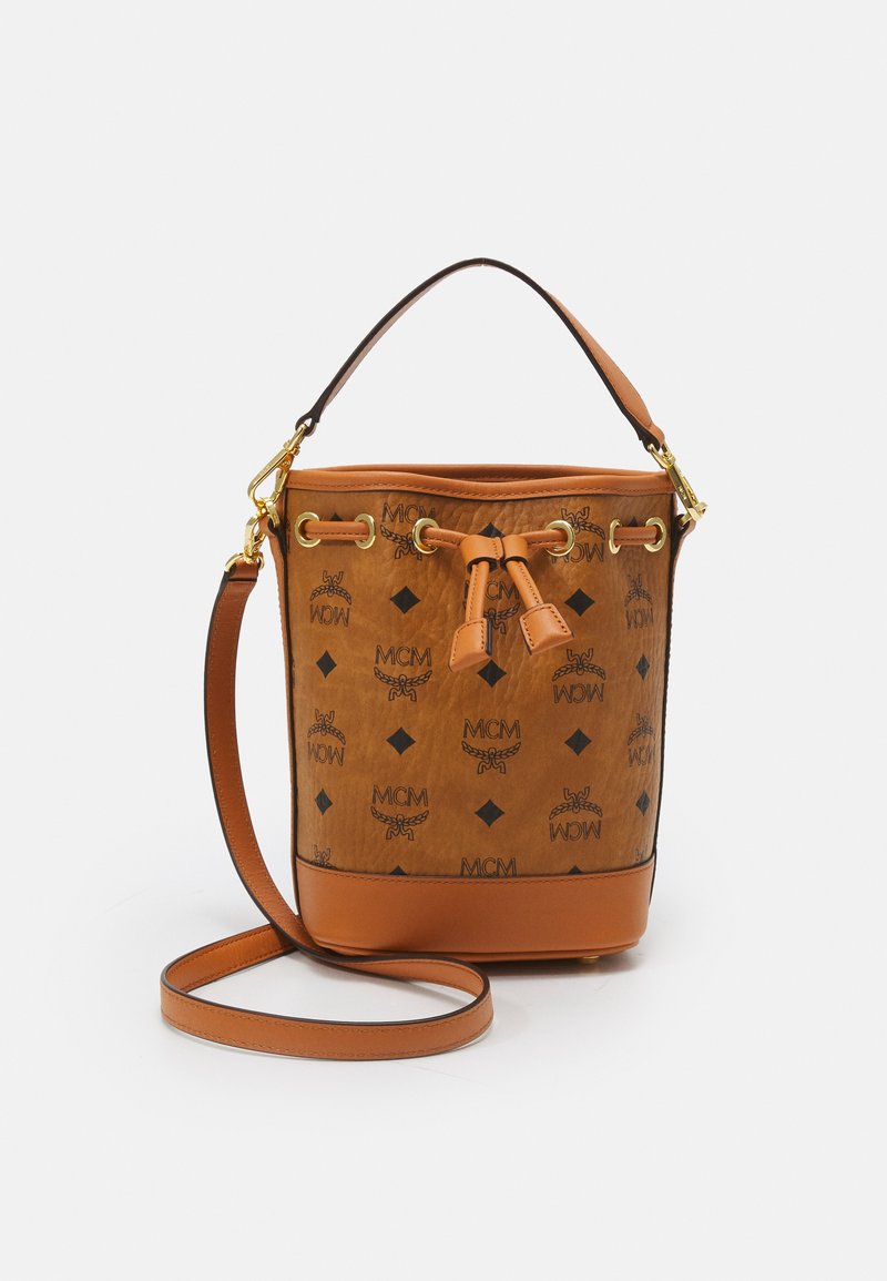 MCM DRAWSTRING  - Käsilaukku - cognac