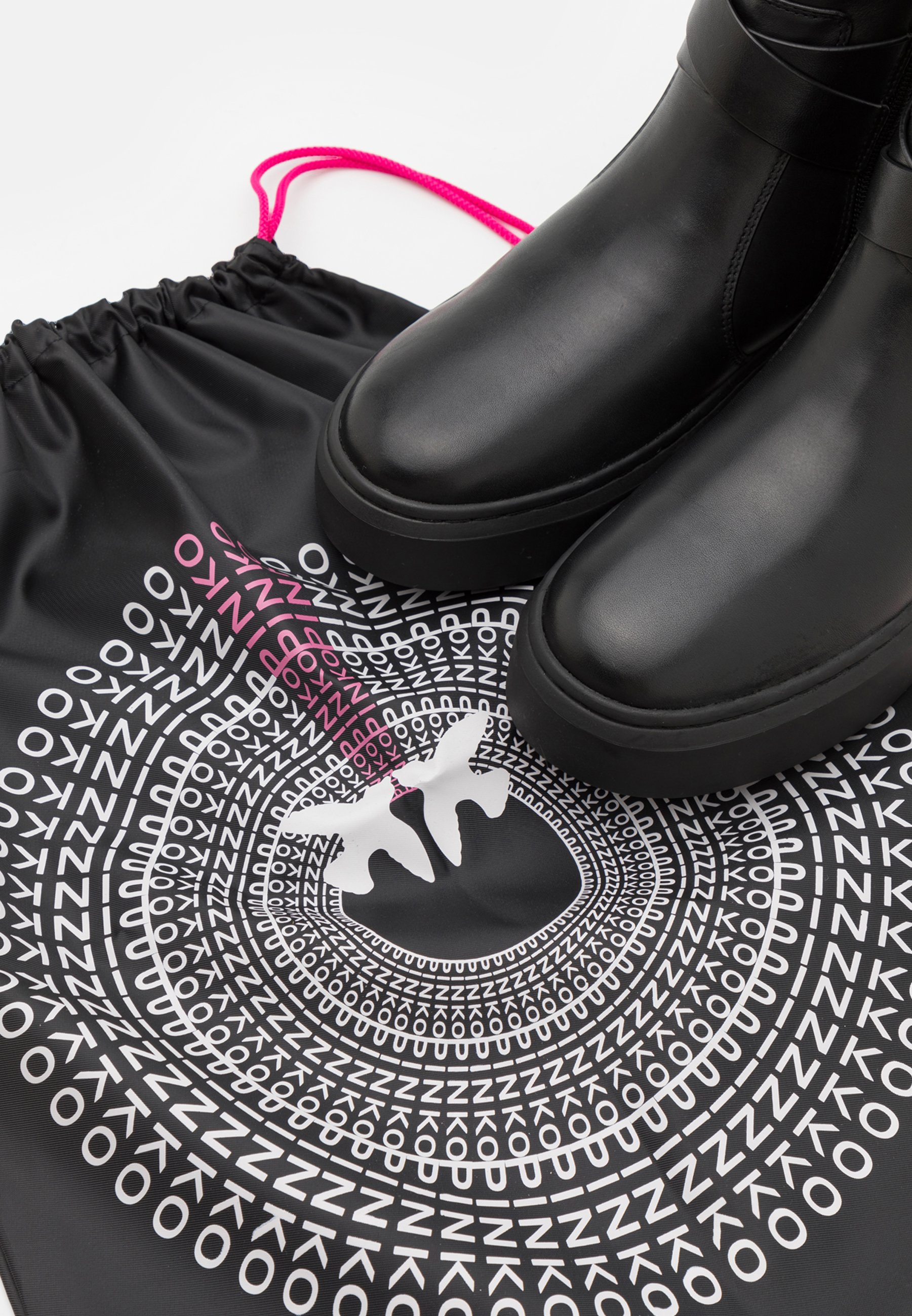 Pinko YOKO MID - Platform ankle boots - black - Zalando.co.uk