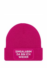 MoonWorks MIT PATCH MIT SPRUCH SIMSALABIM - Beanie - pink