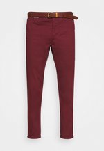 Chinos SCOTCH & SODA Bordeaux - Taille 31 (équivalent 40) - Coton - Neuf Sans étiquettes - Pantalon Homme Chic Décontracté