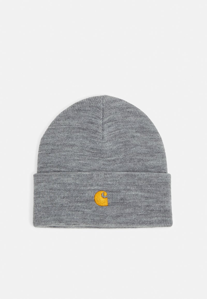 Carhartt WIP CHASE BEANIE UNISEX - Berretto - grey heather/gold