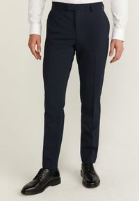 Bläck - TAYLOR PREMIUM TAILORED FIT - Puvunhousut - dark blue Pienoiskuva 1