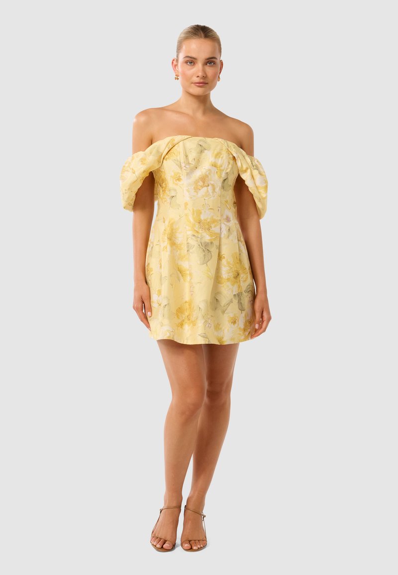 Forever New JACQUIE MINI DRESS - Cocktail dress / Party dress - yellow -  Zalando