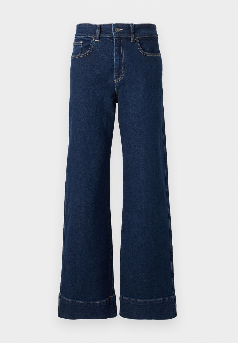 Only Wide leg donkerblauw denim