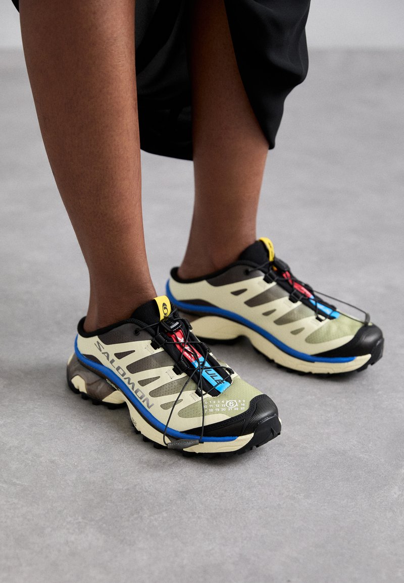 MM6 Maison Margiela XT-4 MULE - Sneakers low - transparent yellow/shale/lapis blue