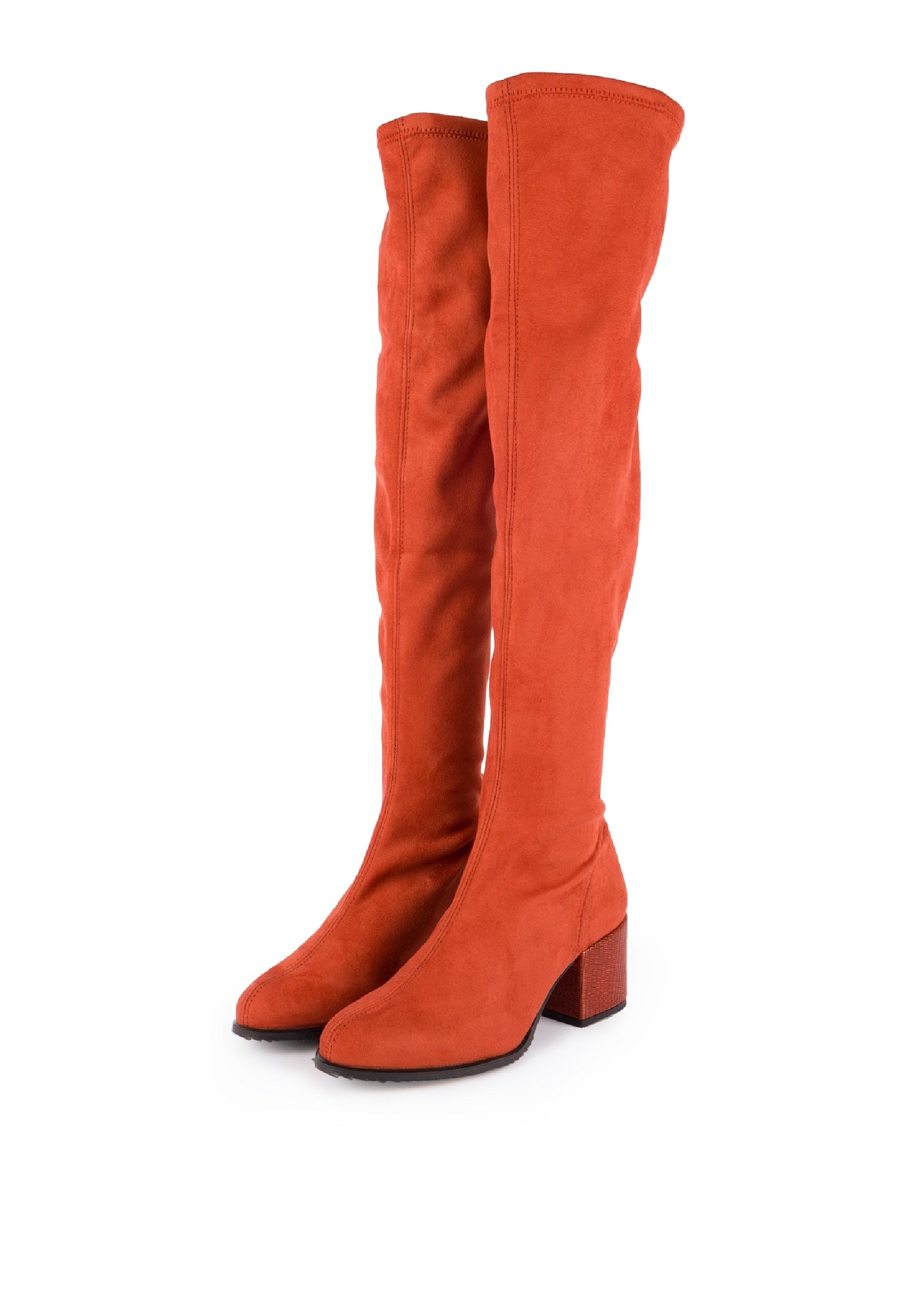 CUPLÉ Botas mosqueteras - orange/naranja - Zalando.es