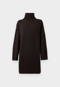 VMAQUARIUS ROLLNECK SHORT - Abito in maglia - chocolate torte