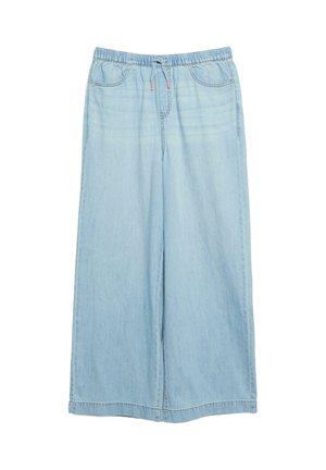 s.Oliver JEANS-HOSE WIDE LEG - Jean boyfriend - blau