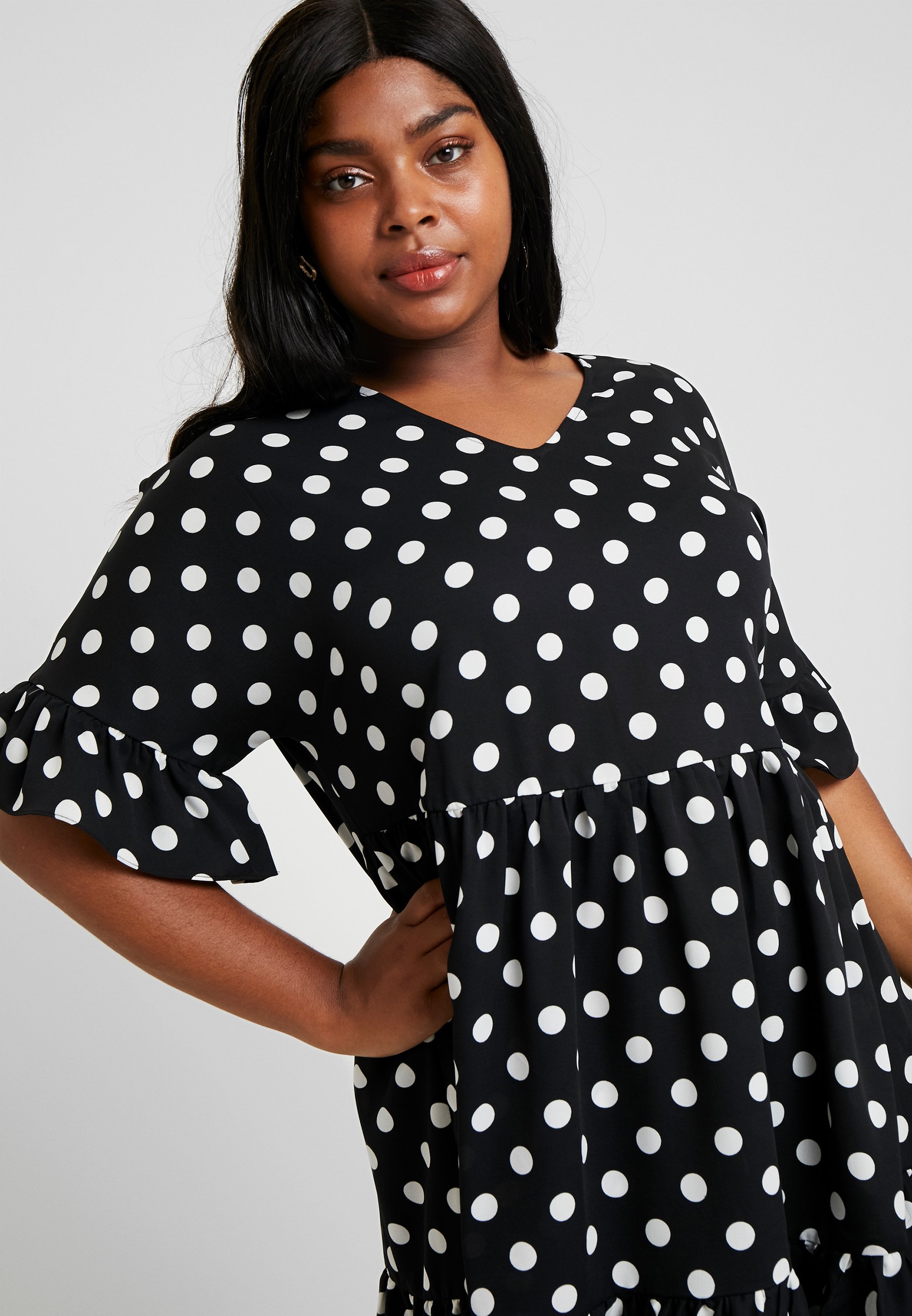 ladies polka dot dresses uk