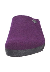 Birkenstock TIEFFUSSBETT PANTOLETTE ZERMATT SHEARLING FE - Sandaler - acai