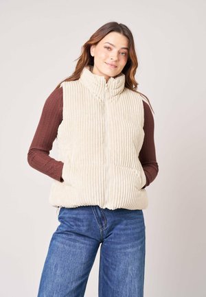 DEELUXE, DEELUXE ORIGINAL DOUDOUNE SANS MANCHES NOLINE - Bodywarmer - creme