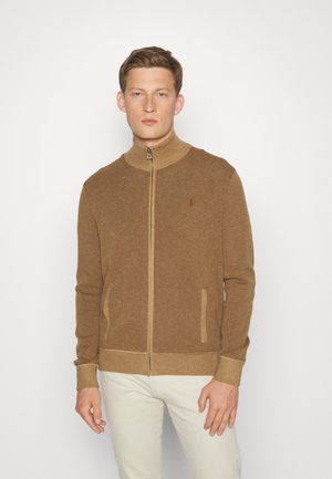 LONG SLEEVE FULL ZIP - Gilet - camel/brown