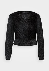 ANIMAL WRAP - Camicetta - black