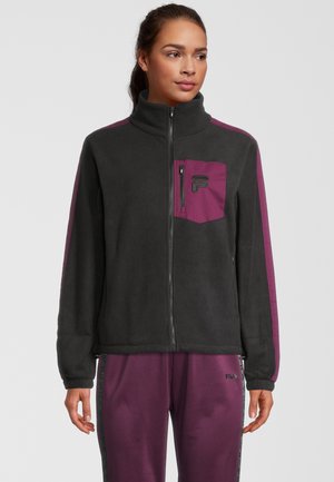 RINA - Giacca in pile - black-winterbloom