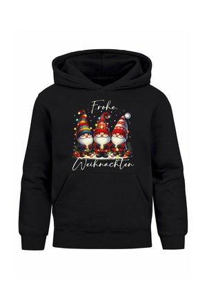 WEIHNACHTS WICHTEL ZWERGE WEIHNACHTSOUTFIT  - Hoodie - schwarz