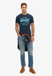 Superdry & Co Camiseta estampada - deep navy