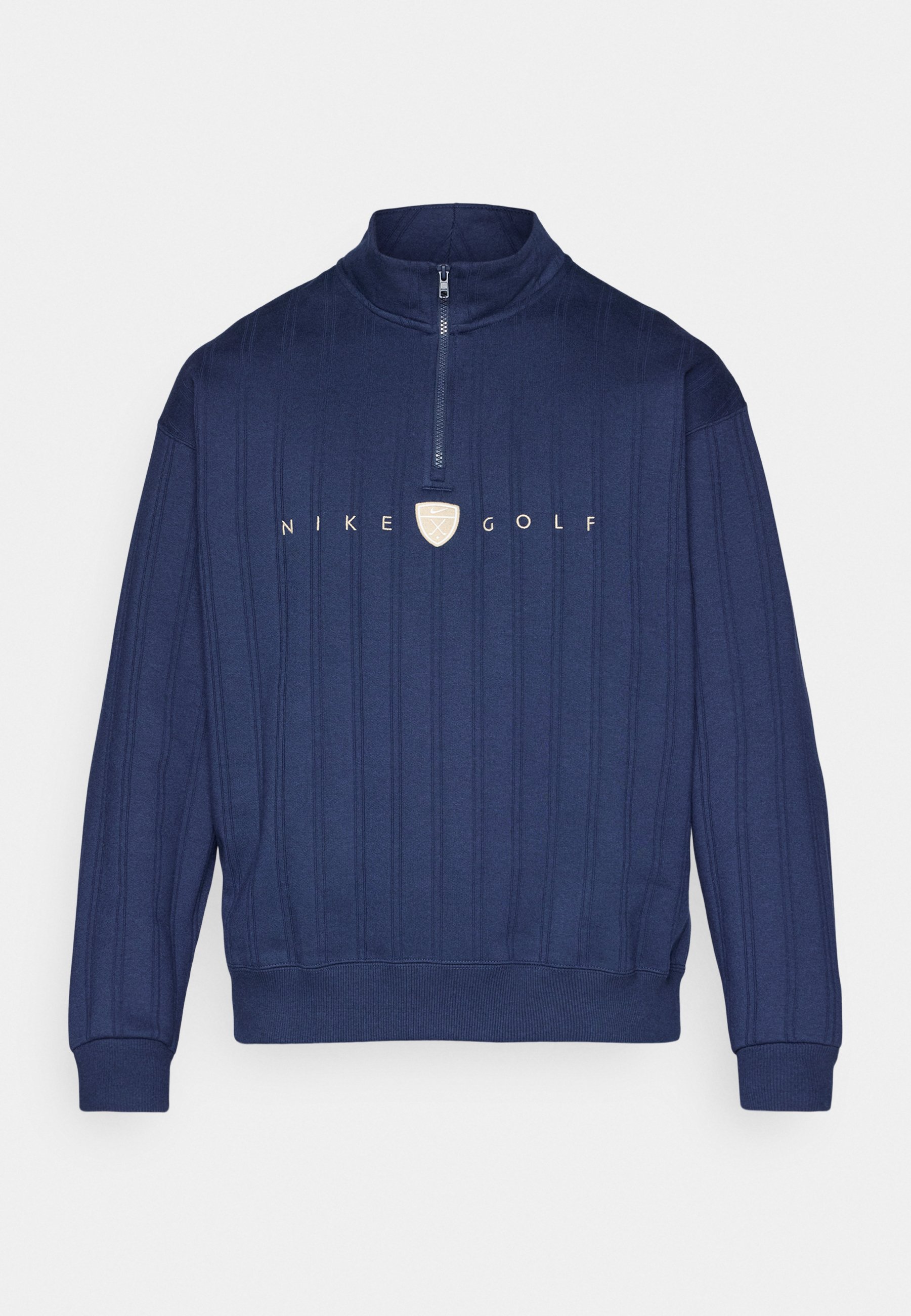 Nike Golf ZIP - Sweatshirt - college navy/limestone/dark blue Nike Golf ZIP - Sweatshirt - college navy/limestone/dark blue