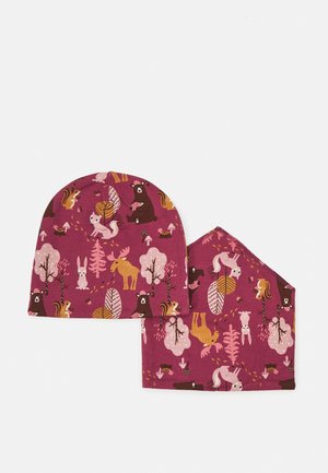 2 PIECE SET UNISEX - Halsdoek - dark dusty pink