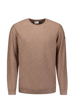 NO EXCESS, SLUB JUMPER - Trui - light brown