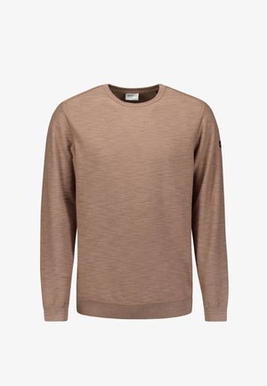NO EXCESS, SLUB JUMPER - Trui - light brown